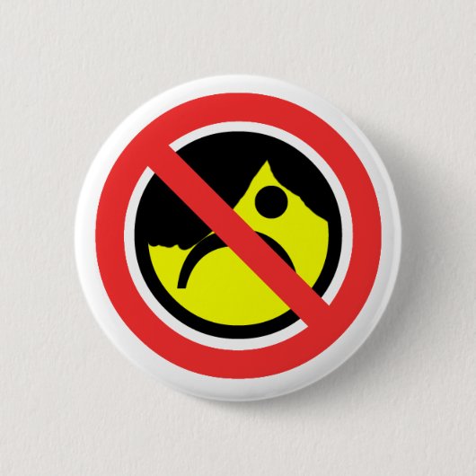 Badge Rond 5 Cm Aucun Emos (Devant)
