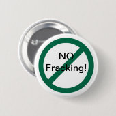 Badge Rond 5 Cm Aucun Fracking (Devant & derrière)