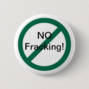 Badge Rond 5 Cm Aucun Fracking