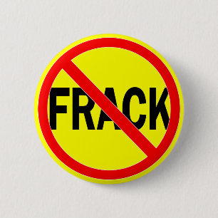 Badge Rond 5 Cm Aucun Fracking