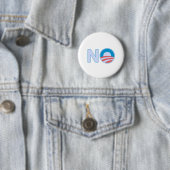 Badge Rond 5 Cm Aucun Obama (En situation)