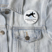 Badge Rond 5 Cm Aucun parachutisme (En situation)