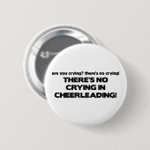 Badge Rond 5 Cm Aucun pleurer - Cheerleading (Devant & derrière)