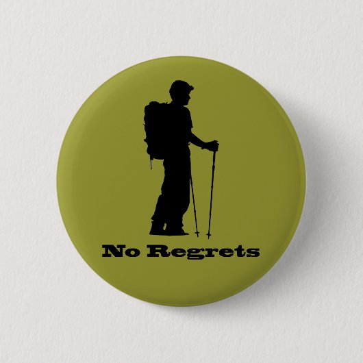 Badge Rond 5 Cm Aucun regret (Devant)