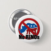 Badge Rond 5 Cm Aucun RINOs (Devant & derrière)