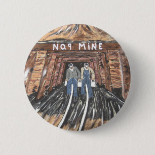 Badge Rond 5 Cm Aucun Windows vers le bas là