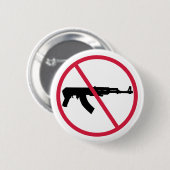 Badge Rond 5 Cm Aucune arme d'assaut (Devant & derrière)