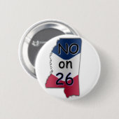 Badge Rond 5 Cm Aucune milliseconde 26 (Devant & derrière)