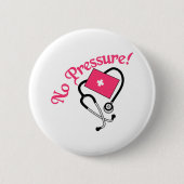 Badge Rond 5 Cm Aucune pression ! (Devant)