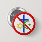 Badge Rond 5 Cm Aucune religion (Devant & derrière)