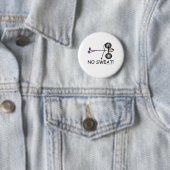 Badge Rond 5 Cm Aucune sueur (En situation)