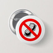 Badge Rond 5 Cm Aucunes arachides (Devant & derrière)