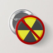 Badge Rond 5 Cm Aucunes armes nucléaires (Devant & derrière)