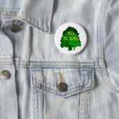Badge Rond 5 Cm Aucunes armes nucléaires indiquant avec des arbres (En situation)
