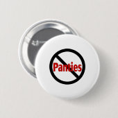 Badge Rond 5 Cm Aucunes culottes (Devant & derrière)