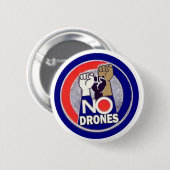 BADGE ROND 5 CM AUCUNS BOURDONS (Devant & derrière)