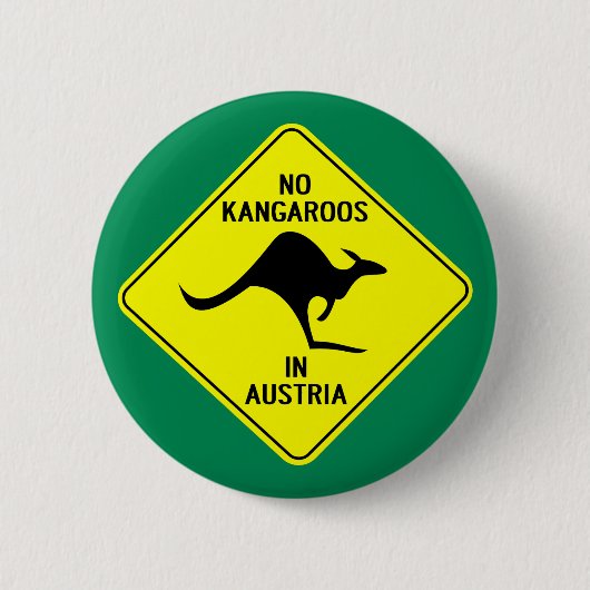 Badge Rond 5 Cm Aucuns kangourous en Autriche (Devant)
