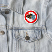 Badge Rond 5 Cm Aucuns sous-vêtements (En situation)