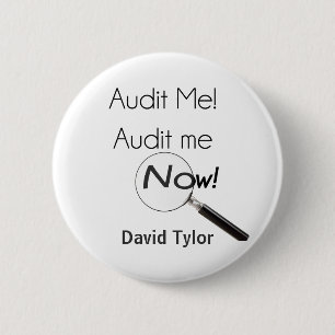 Badge Rond 5 Cm Auditez-moi !