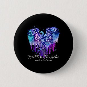 Badge Rond 5 Cm Augmentation De La Sensibilisation À La Prévention