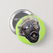 Badge Rond 5 Cm Augmentation de zombi (Devant & derrière)