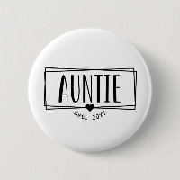 Auntie Est. Custom Aunt established New Aunt Gifts