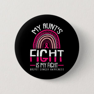 Badge Rond 5 Cm Aunts Combattre Est Ma Lutte Contre Le Cancer Du S
