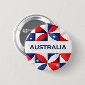 Badge Rond 5 Cm Australie (Devant & derrière)
