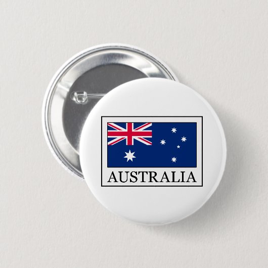 Badge Rond 5 Cm Australie (Devant & derrière)