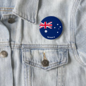 Badge Rond 5 Cm Australie Drapeau patriotique (En situation)
