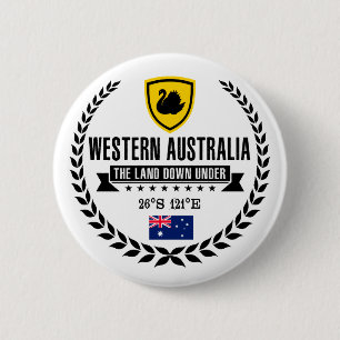Badge Rond 5 Cm Australie occidentale