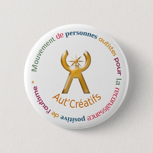 Badge Rond 5 Cm Aut'Créatifs (Devant)