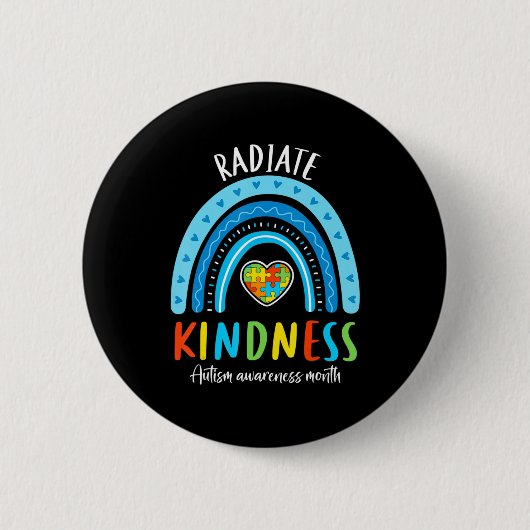 Badge Rond 5 Cm Autism (Devant)