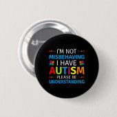 Badge Rond 5 Cm Autism (Devant & derrière)