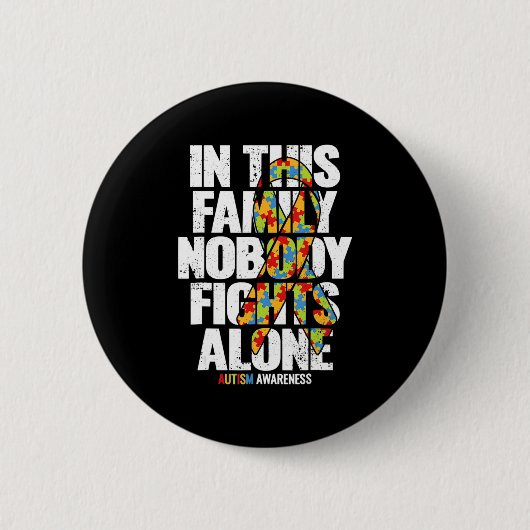 Badge Rond 5 Cm Autism (Devant)