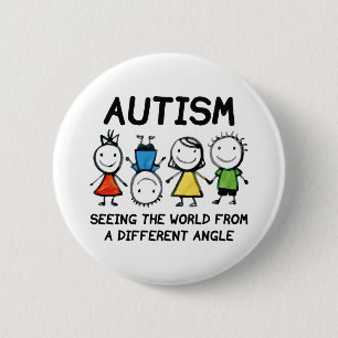 Badge Rond 5 Cm Autism