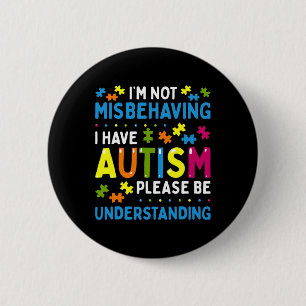 Badge Rond 5 Cm Autism