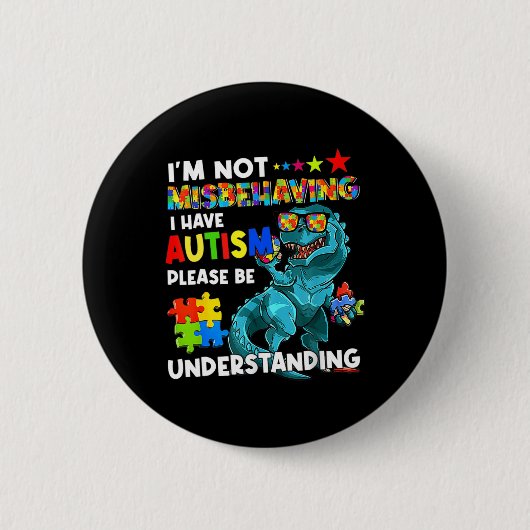 Badge Rond 5 Cm Autism (Devant)