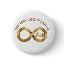 Autism Acceptance Infinity Symbol | Au Gold Pin