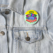 Badge Rond 5 Cm AUTISM another word for AWESOME (En situation)