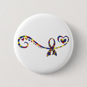 Badge Rond 5 Cm Autisme (Devant)