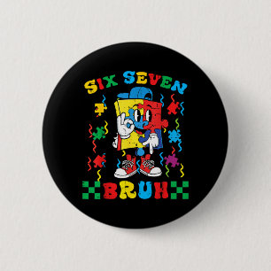 Badge Rond 5 Cm Autisme Puzzle Six Sept 67 Bruh Sensibilisation 6