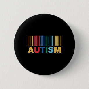 Badge Rond 5 Cm Autisme Sous-code Sensibilisation Inclusion Artwor