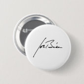 Badge Rond 5 Cm Auto-graphe JOE BIDEN (Devant & derrière)