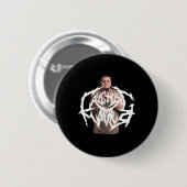 Badge Rond 5 Cm Autocollant riant (Devant & derrière)
