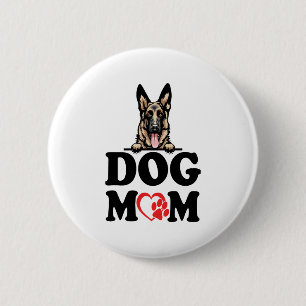 Badge Rond 5 Cm Autocollants berger allemands - berger allemand ma