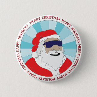 BADGE ROND 5 CM AUTOCOLLANTS DE NOËL, BOUTONS, ETC. #1