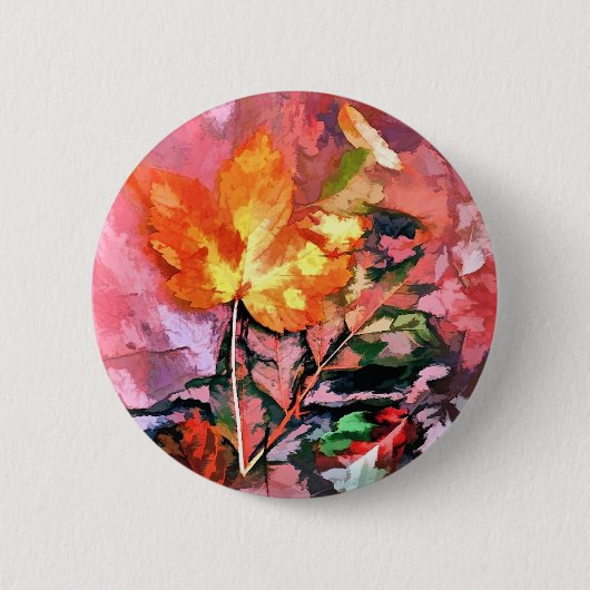 BADGE ROND 5 CM AUTOMNE (Devant)