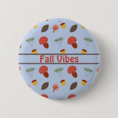 Badge Rond 5 Cm Automne (Devant)