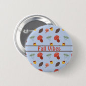 Badge Rond 5 Cm Automne (Devant & derrière)